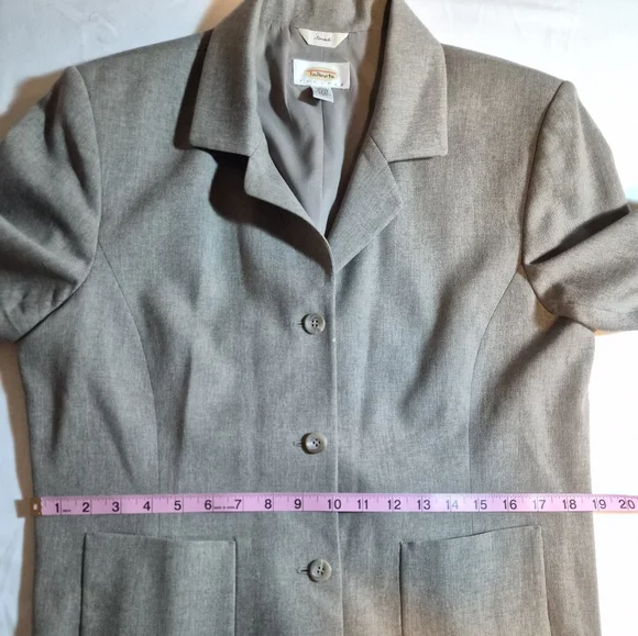 Gray Women's Blazer - Picture 5 of 10